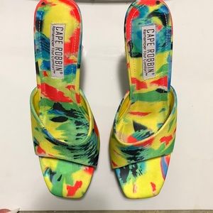 Colorful Sexy Glass Heels